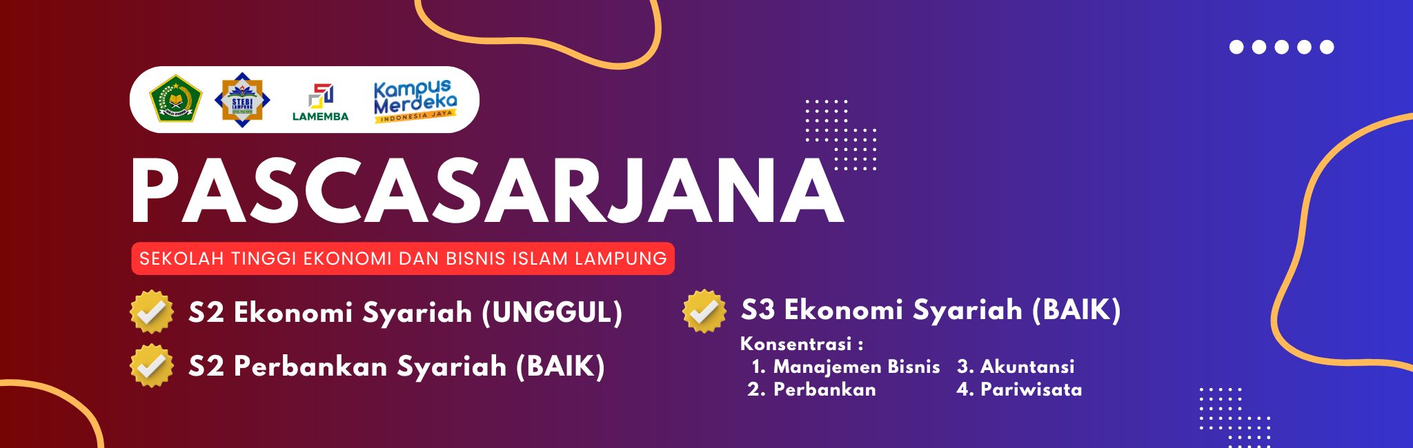 Banner PMB Pascasarjana STEBI Lampung